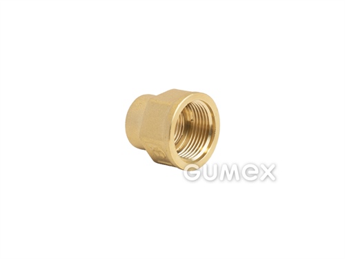 Šroubení pro kapaliny redukované, vnitřní závit G 1/2" - vnitřní závit G 3/4", 10bar, -5°C/+100°C, mosaz